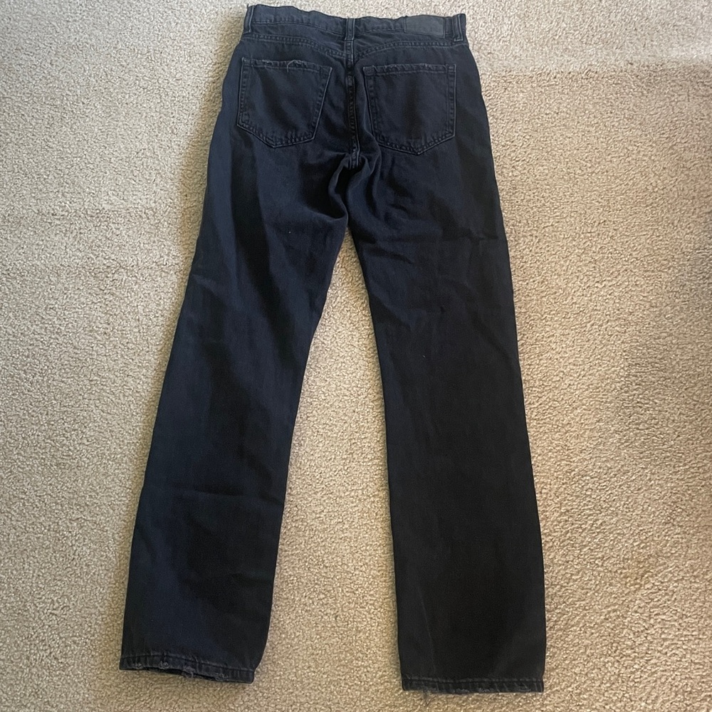 Aeropostale Black Distressed Jeans 90’s baggy - Picture 3 of 3